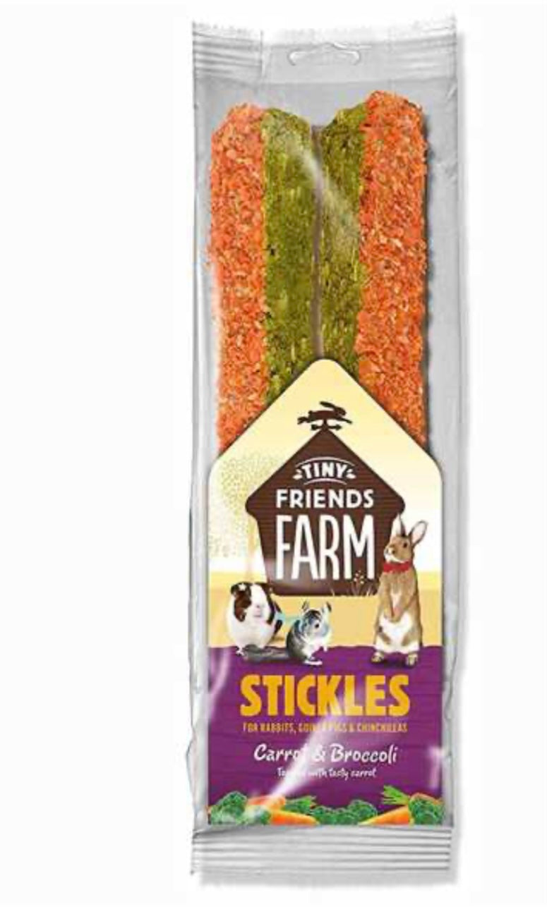 Tiny Friends Farm Stickles - Carrot & Broccoli