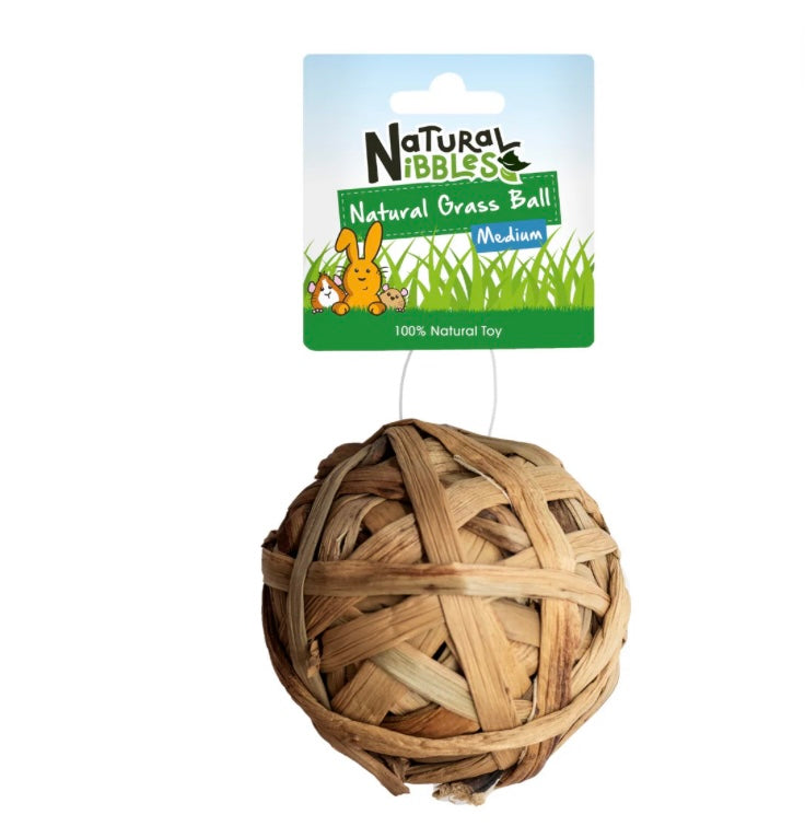 Natural Nibbles Grass Ball - Medium