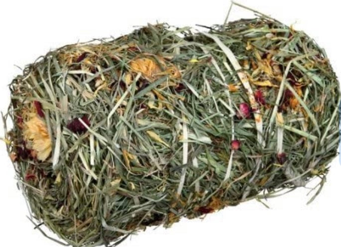 Mini hay bale - Flowers