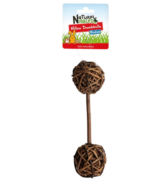 Natural Nibbles Willow Dumbbell - Medium