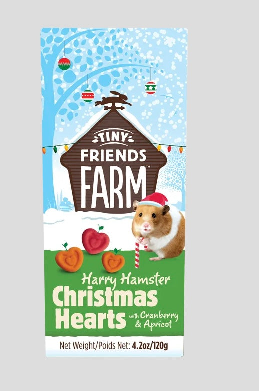 Tiny Friends Farm Harry Hamster Christmas Hearts