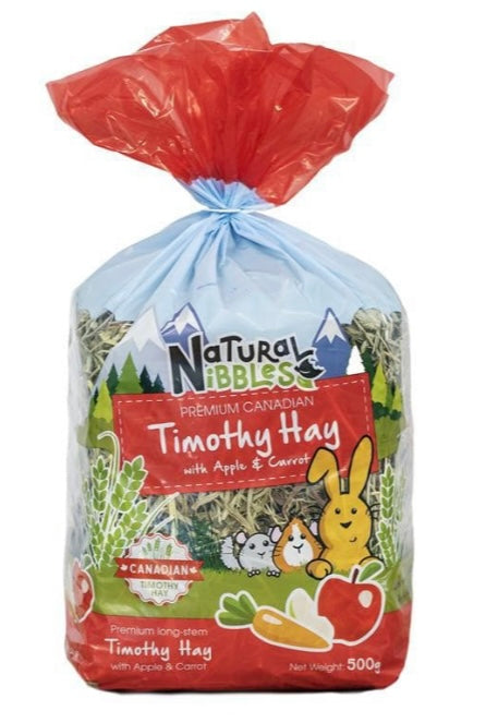 Natural Nibbles Timothy Hay - Carrot & Apple